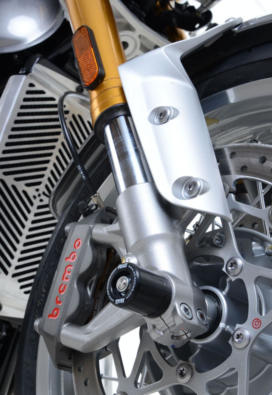 R&G Racing Fork Protectors for Triumph Thruxton 1200R '16-'22, Speed Twin '19-'20 R&G Racing Fork Protectors for Triumph Thruxton 1200R '16-'22, Speed Twin '19-'20